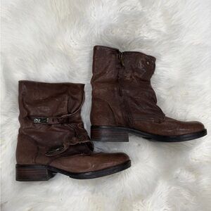 Sam Edelman Brown Combat Boots